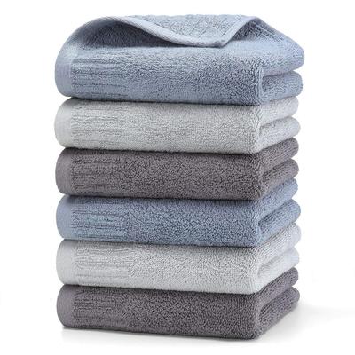 HomeFirst Face Towel 6-piece Set Approximately 71 X 35 Cm Weight 100 G Per Piece Cotton Hotel Quality Soft Fluffy Texture Absorbent Quick Dry Ideal (3