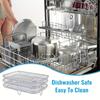 The Rectangular Fryer Rack Is Suitable For Baking And Roasting, Featuring A Three Layer Stainless Steel Dehydrator Rack