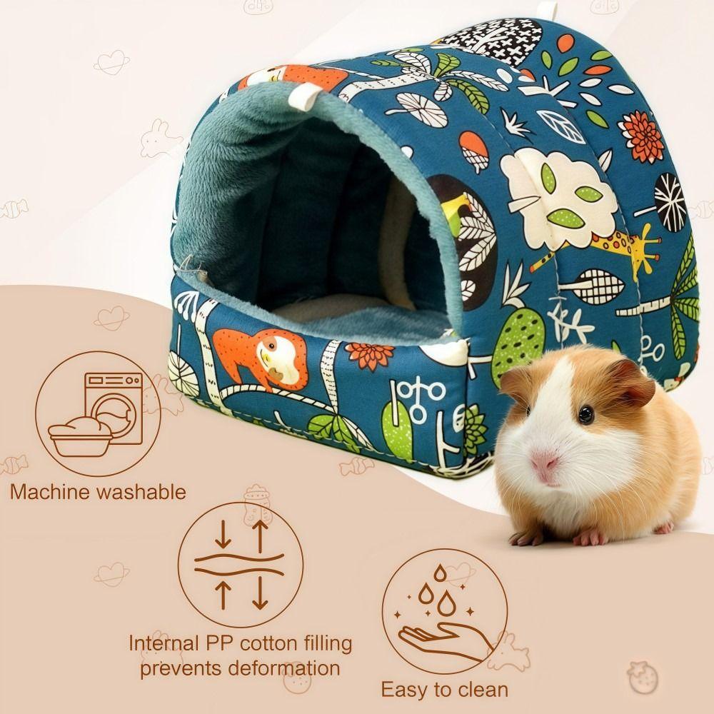 Cotton Velvet Hamster House Soft Small Pet Home New Squirrel Bed For Hedgehog Mouse Etc
