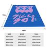 Sick Boi Ren Pink Blue Bold Blanket Warm Flannel Sofa Throw Blanket for Couch Bedding Outdoor Throws Bedspread Quilt