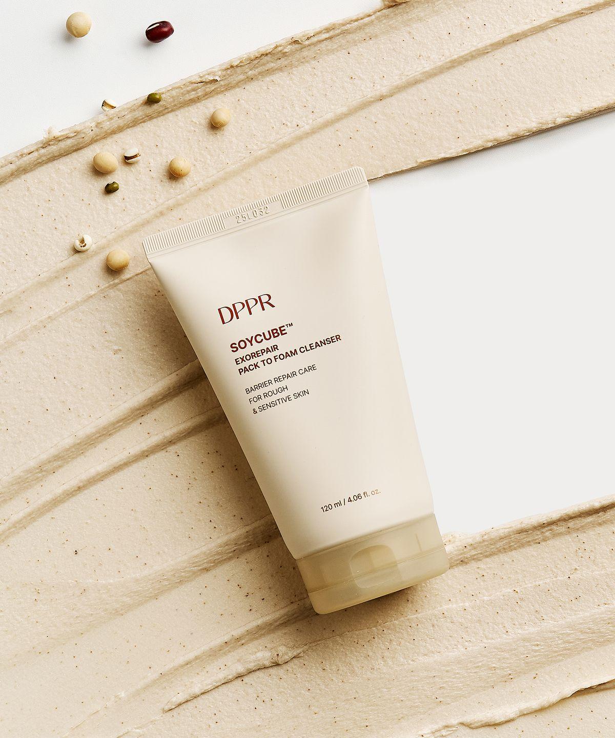 Soy Cube Exo Repair Soy Milk Pack-to-Foam Cleanser 120ml