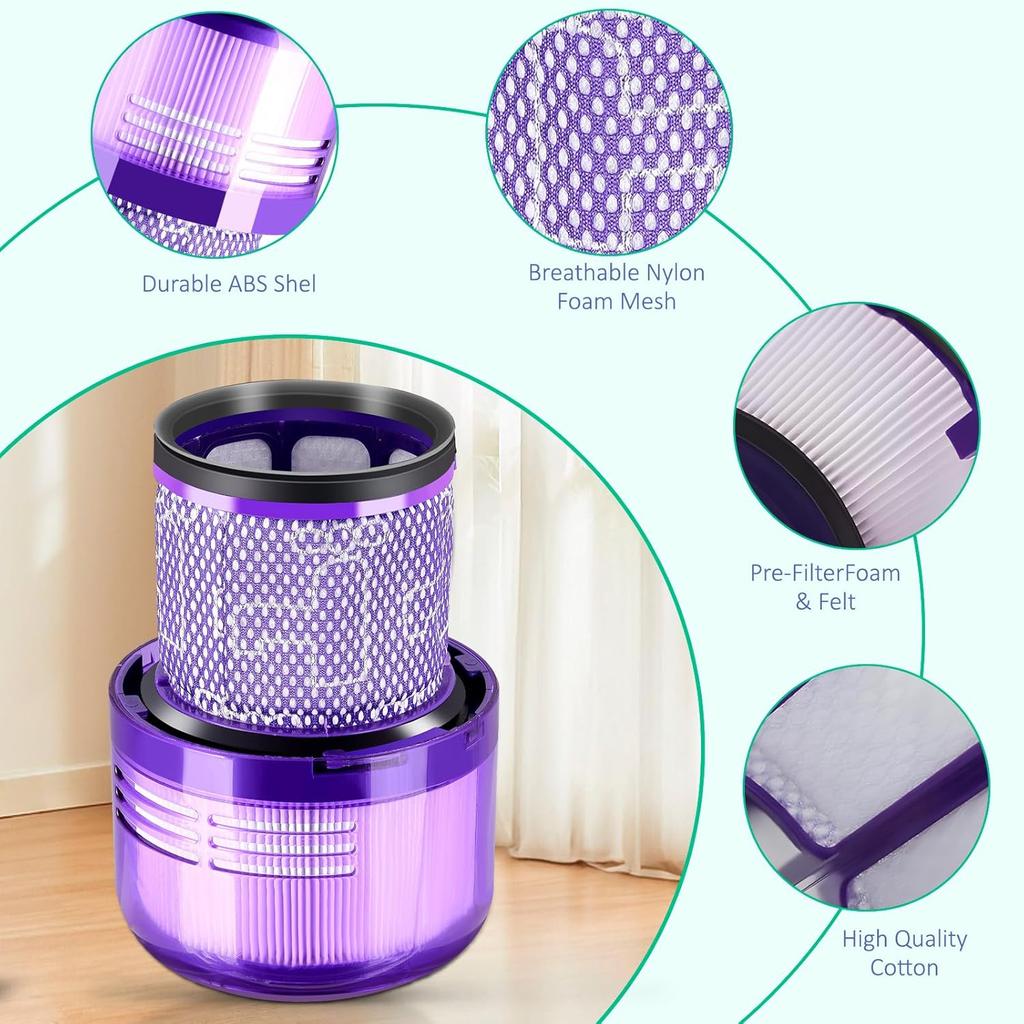 Canister Dust Bin Replacement for Dyson V11 Torque Drive Animal Complete V15 Extra V15S Detect Submarine SV22 SV15 SV14 Large Vacuum Bin