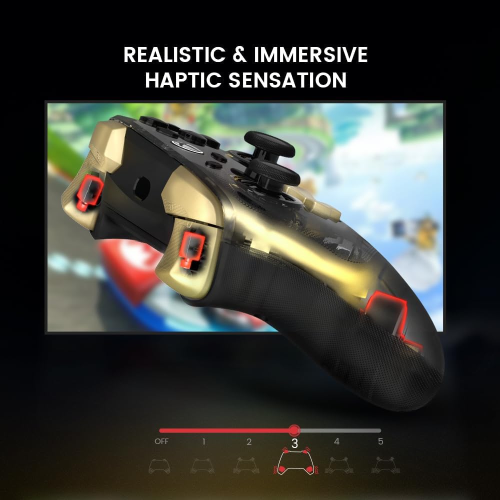 GameSir Kaleid Flux Xbox Controller PC Controller Kabelgebundenes Skelett Hall-Effekt Stick Trigger Ausgestattet mit RGB-Lichteffekt Audioanschluss Xbox Series Xbox