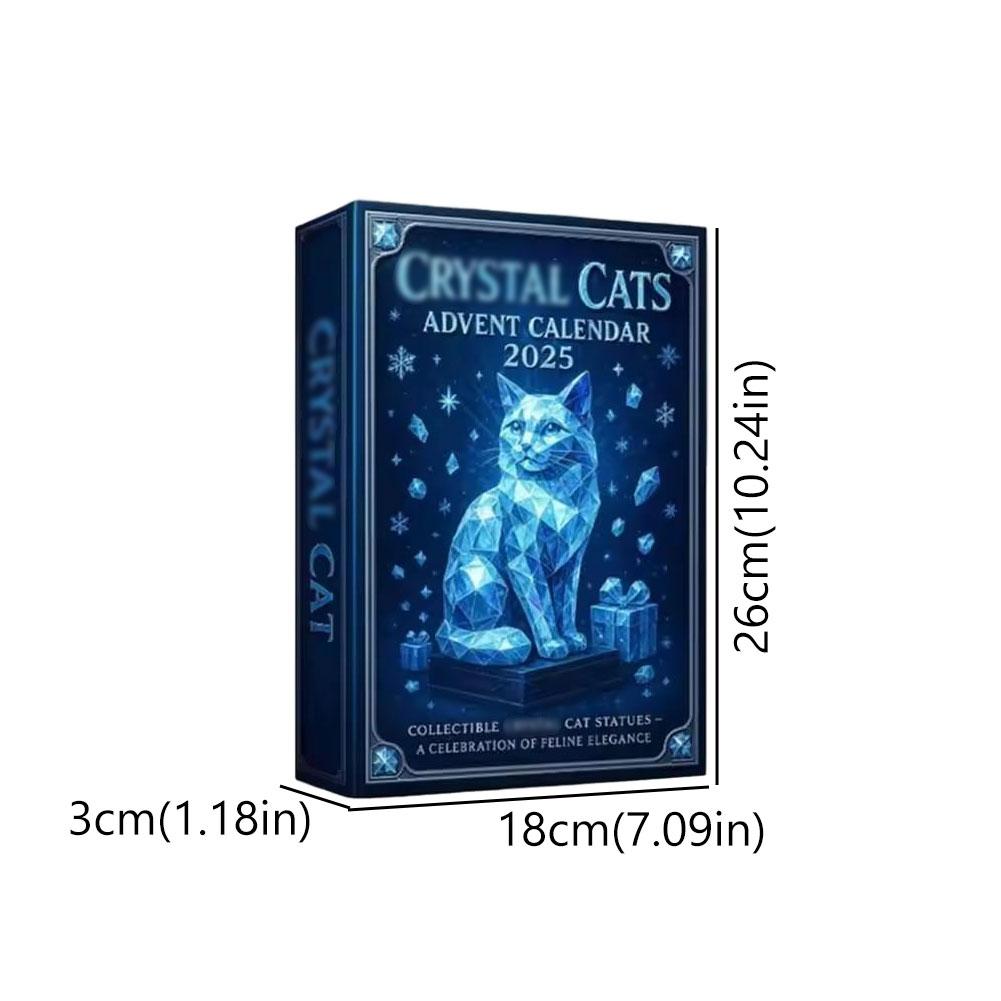 Christmas 2025 Festival Decoration Christmas Tree Backpack Keychain Pendant Arrival Calendar Blind Box 2D Acrylic Diamond Cat