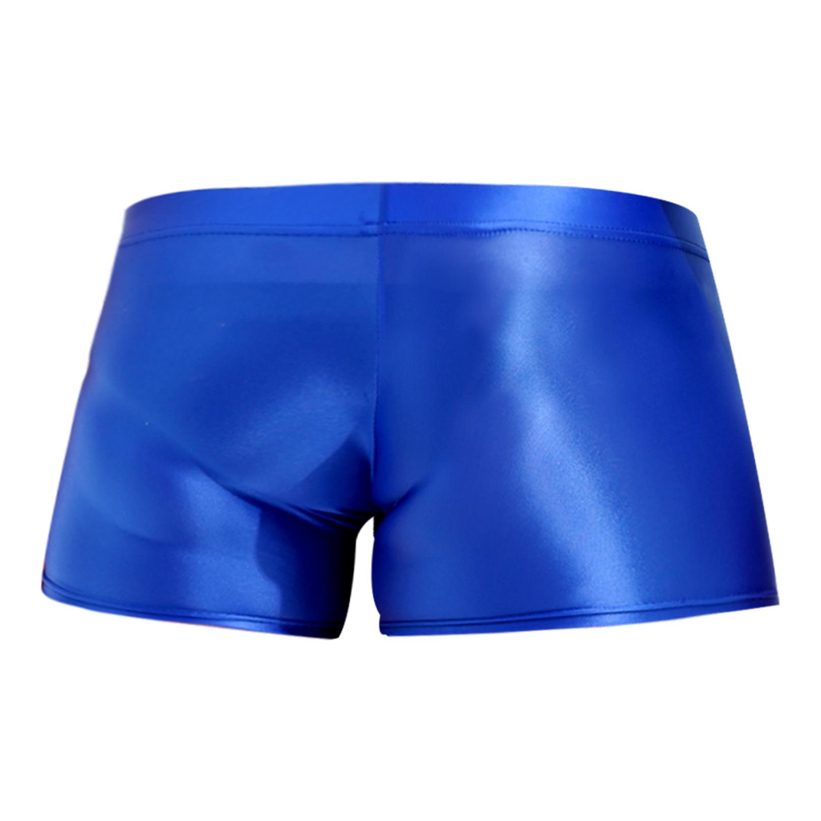 

Чоловічі боксери Коротка нижня білизна Дихаючі безшовні прозорі труси Плавки Труси XL синій