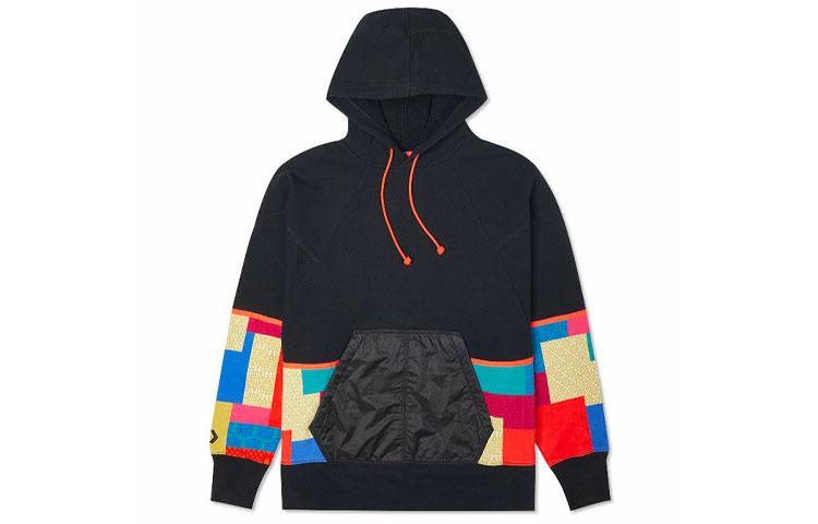 Converse Sweatshirts Unisex Black Hooded Moderate Regular 10022416-A02 1