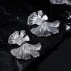 Delicate Ginkgos Leaf Earrings Alloy Fashion Accessories Party Wedding Ear Studs Suitable for Casual or Formal Occasions