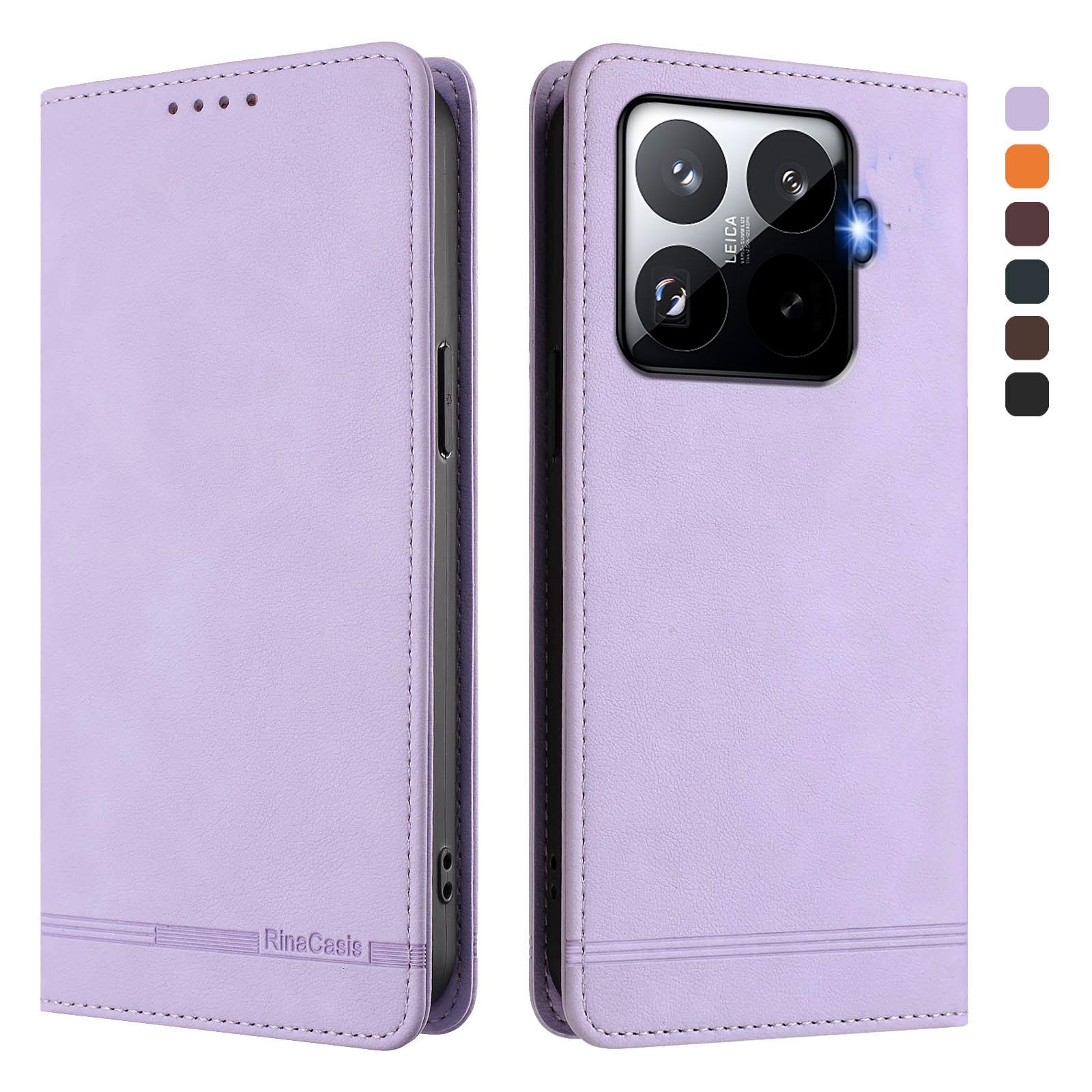 

For Xiaomi 15T Pro Case RINACASIS RC23 RFID Blocking Wallet Stand PU Leather Phone Cover