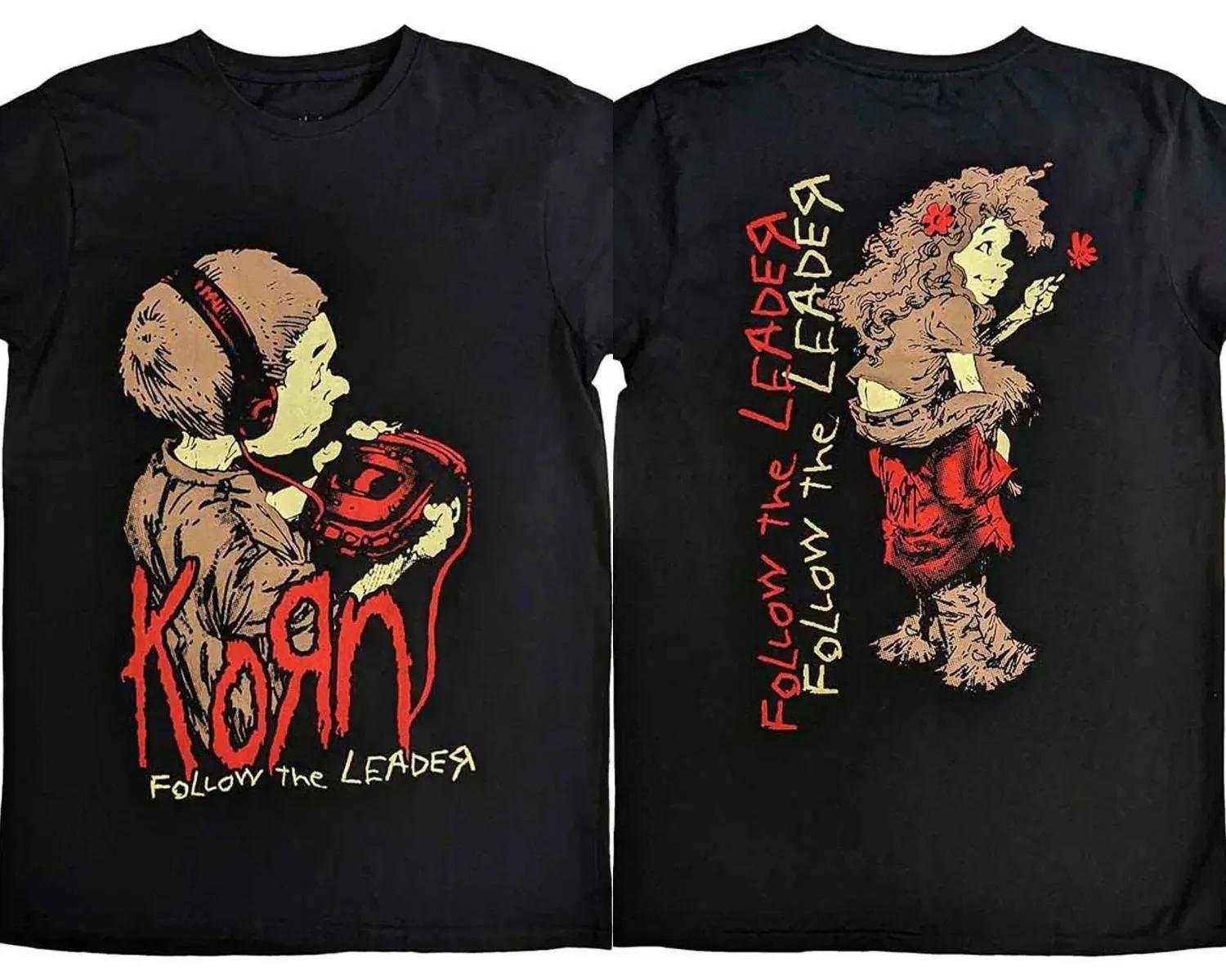 

Korn album unisex 100Cotton graphic Tshirt 2026 New Retro Y2k rock style Unisex Women Retro Fashion Streetwear Short sleeve shirt XL