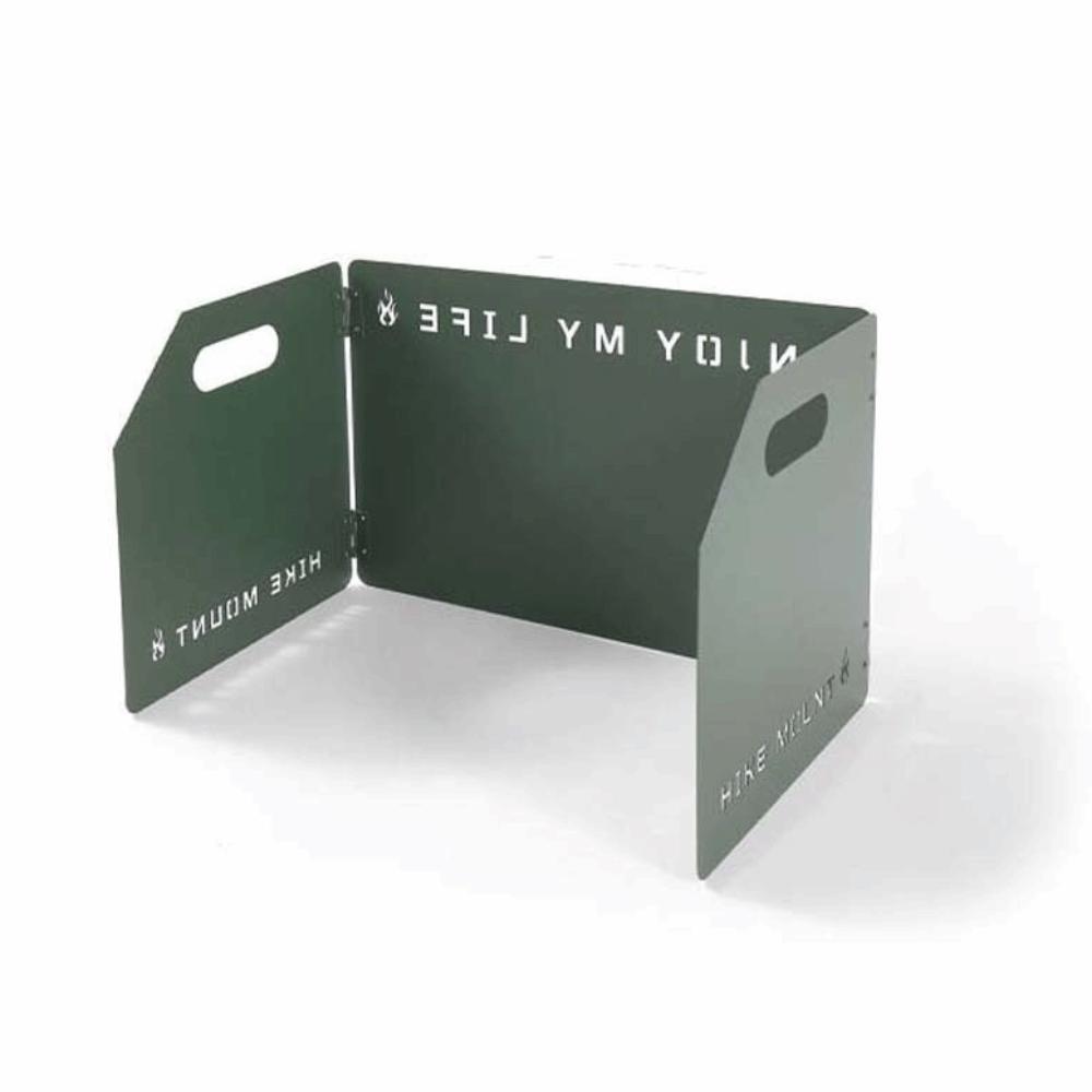 Tri-fold Stove Wind Shield Large Cooker Wind Protection Barbecue Tools Cookware Windshield  Camping