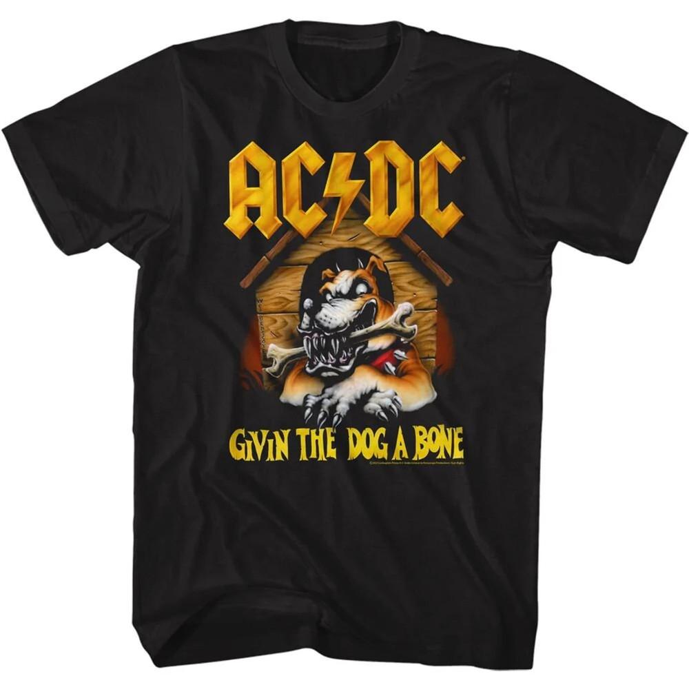 AC DC Band Giving The Dog a Bone Cotton Black Unisex Full Size Shirt Unisex T-Shirt Graphic Tee XXXL