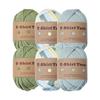 Fabric Masterpieces with Our T-Shirt Yarn Bundle - A Complete Set of 6 Handpicked Colors for DIY Knitting and Crocheting Projects