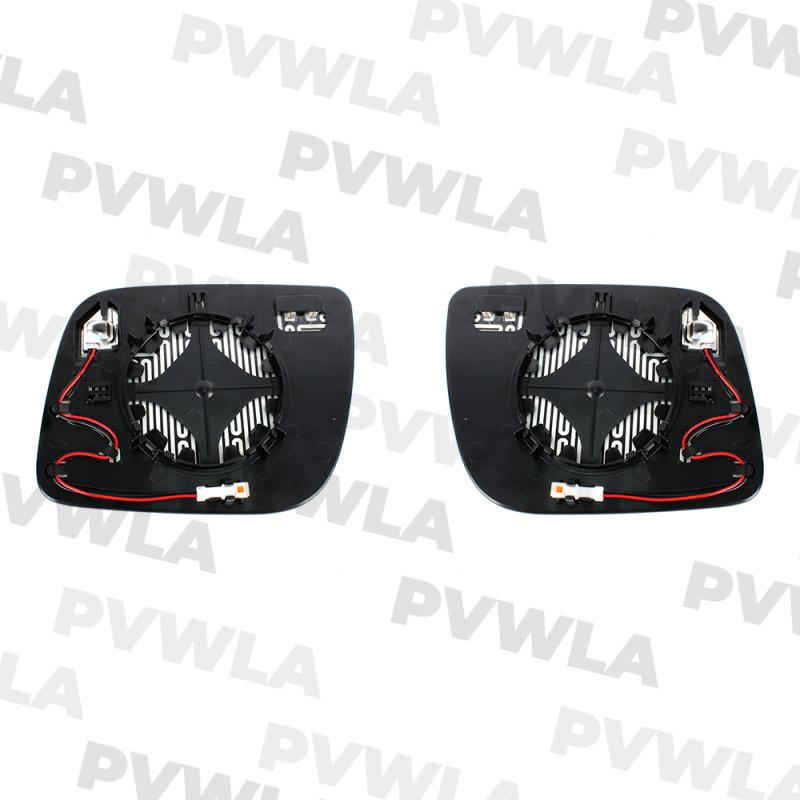 For Ford Explorer 2011 2012 2013 2014 2015 2016 2017 Pair Left & Right Side Heated Blind Spot Mirror Glass with Metal Plate