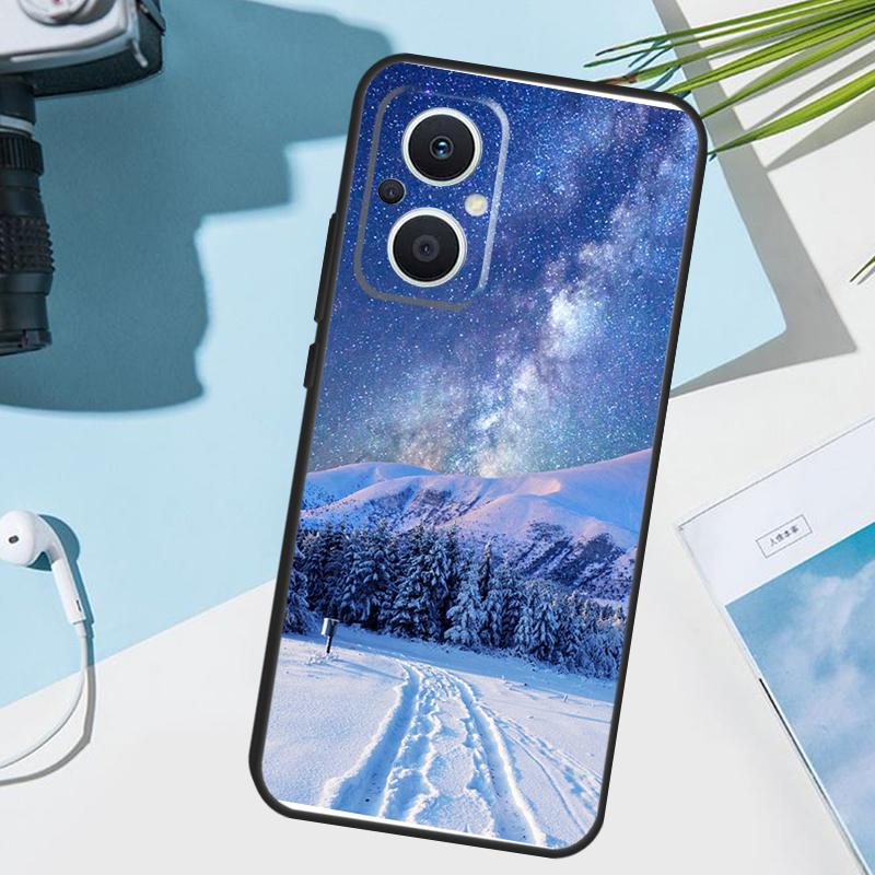 Landscape Winter Light Snow Cover For OPPO Reno 14 F 13F 12F 11F 10 11 12 13 Pro 7 8 Lite OPPO Find X9 X5 X6 X8 Pro Case