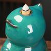 Ceramic Incense Holder with 10 Cones Owl Backflow Incense Burner Household Incense Burner Aromatherapy Ornament