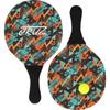 Paddle Set - CRUZ - Neoprene - 2 Paddles + Ball - For Pool and Beach