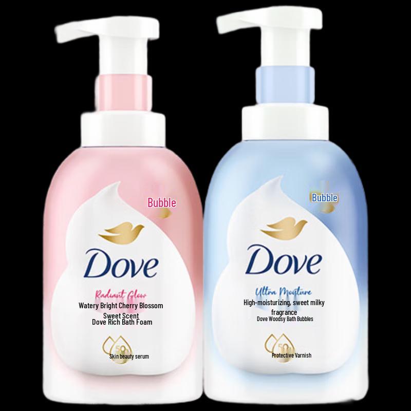 Dove Пена для душа, двойная упаковка