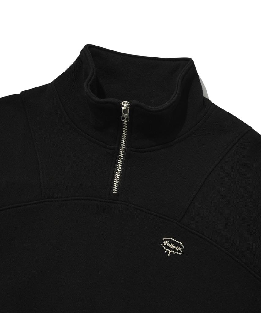 FALLETT Half Zip Sweatshirt Black