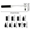 Metal Car Dent Repair Tools  Auto Body Repair Dent Puller Tool Kit Slide Hammer Dent Puller Car Dent Removal Hammer With 9 Heads
