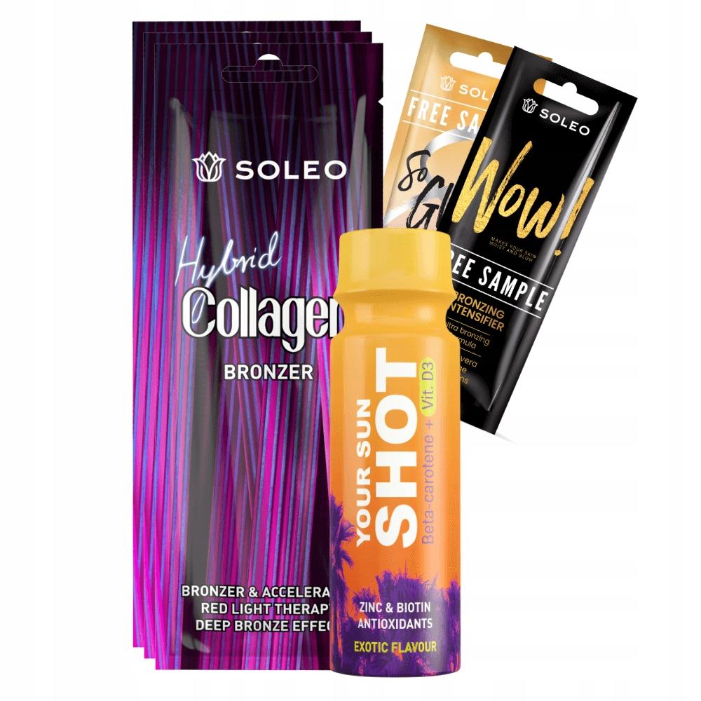 Soleo Kollagen Hybrid 3x15ml Bräunungs-Bronzer + Gratisartikel