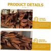 Brown Magnolia Leaf Garland, Artificial Magnolia Leaf Garland Realistic, Autumn Magnolias Leaf Artificial Garlands