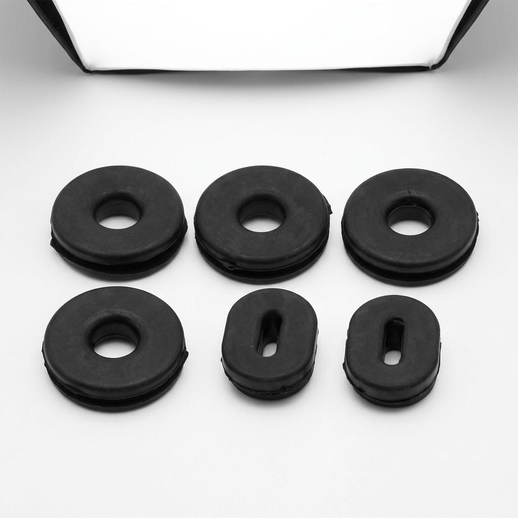 Motorcycle Side Cover Rubber Gasket Set for CG125 GN125 GS125 WY125