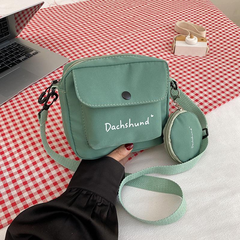 Bags Women's Messenger Bags Student Fresh and Sweet Small Square Bags Versatile Shoulder Bags Mother and Child Bags