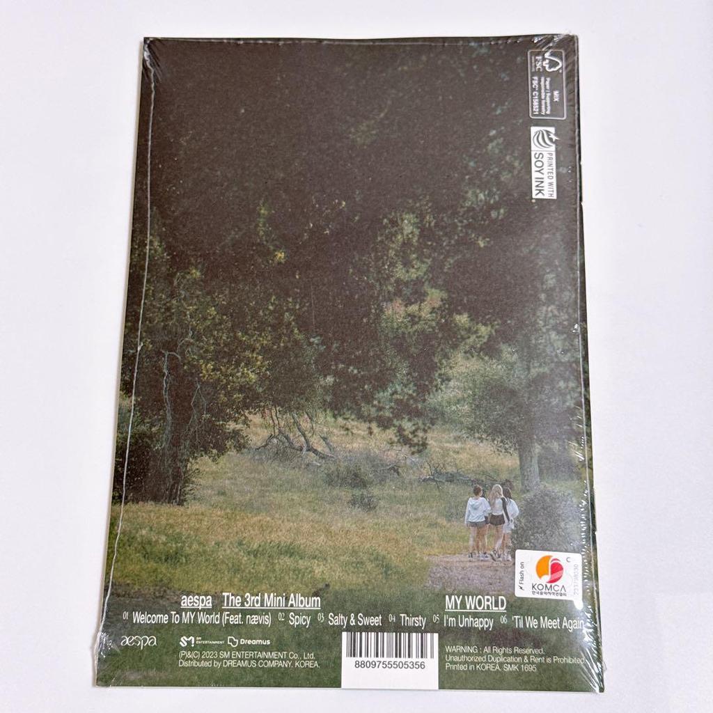 [USED] Aespa My World Album Zine Ver.