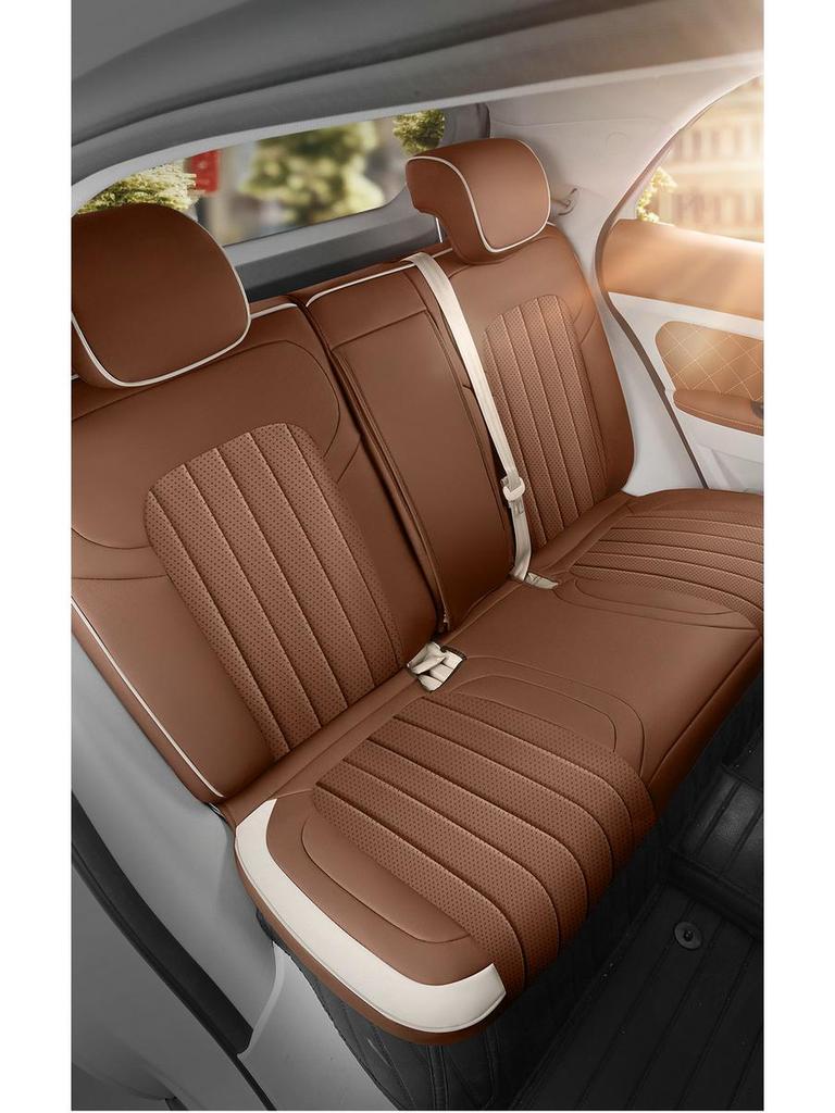 ORA Good Cat Ganzjahres-Leder-Autositzkissen – Universelle Passform Neues Modell