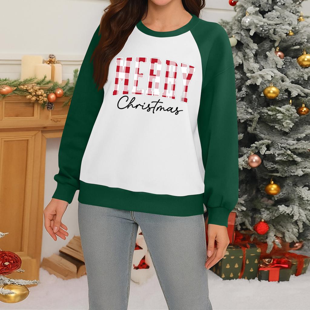 Sweaters For Women  R-neck Striped Cute Color Block Fall Winter Knitted Pullover Tops