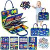 Kids Montessori Suitcase Toys Educational Learning Buckle Training Essential Baby Busy Board Sensory Intelligence Developing