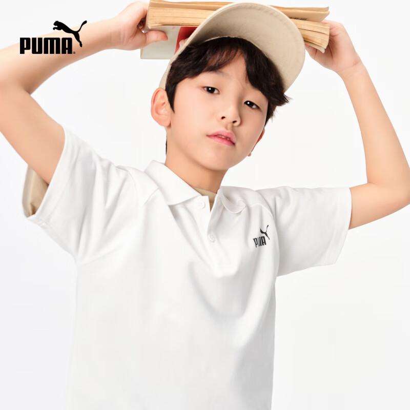 PUMA Kids Summer Short Sleeve Polo T-Shirt 160cm