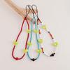INS wind rice bead chain acrylic love anti-lost hand carry fashion chain short mobile phone chain