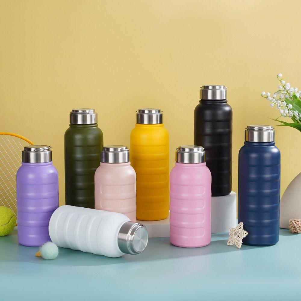 Double Wall Thermos Water Bottles Leakproof Design Insulated Water Bottle  Fitness Sports