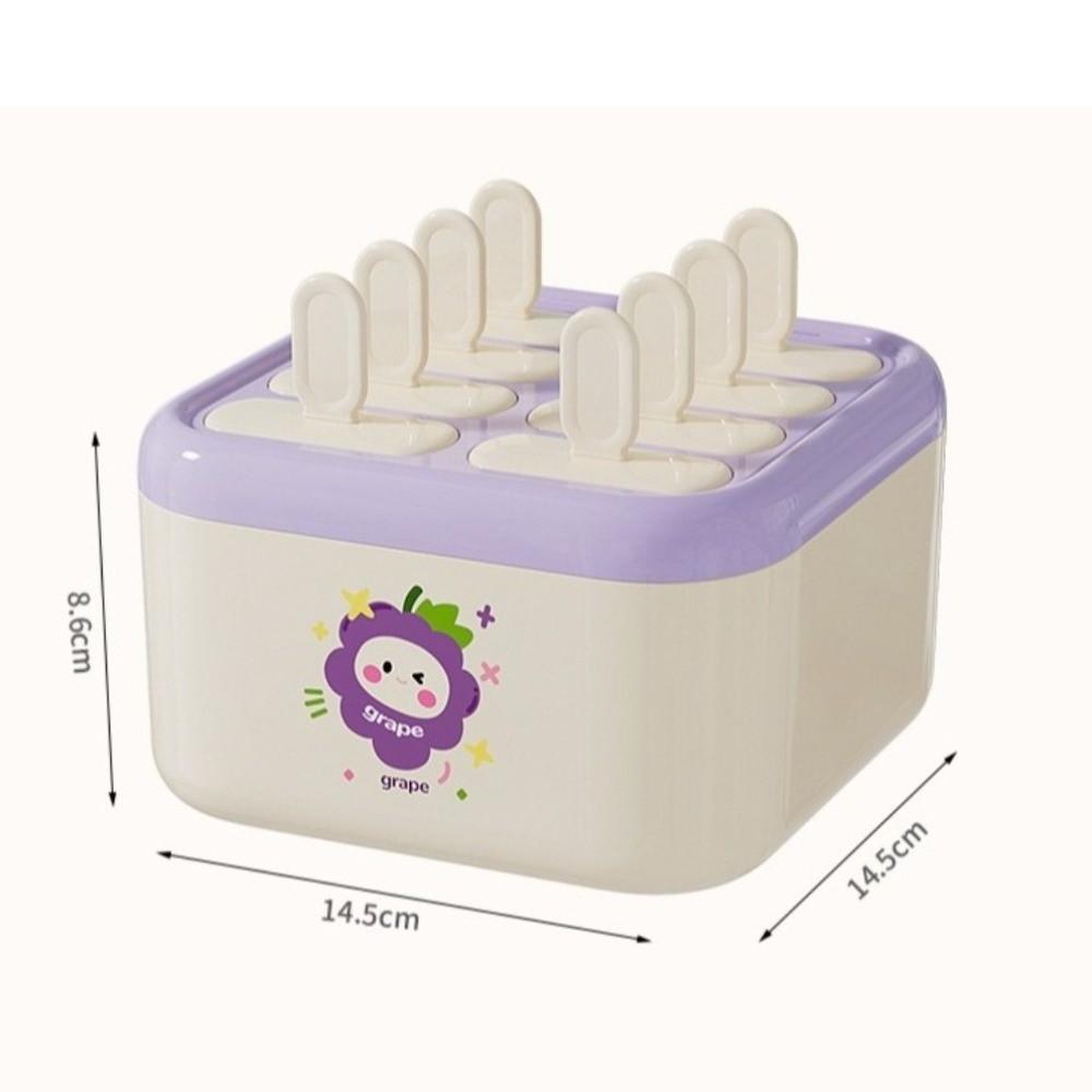 Household Popsicle Mold Cube Tray Plastic Ice Cream Makers Creative Popsicle Mold