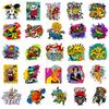 50 Coole Graffiti-Sticker, Hip-Hop Psychedelische Sticker, Notizbücher, Handyhüllen, Fahrrad-Dekorsticker