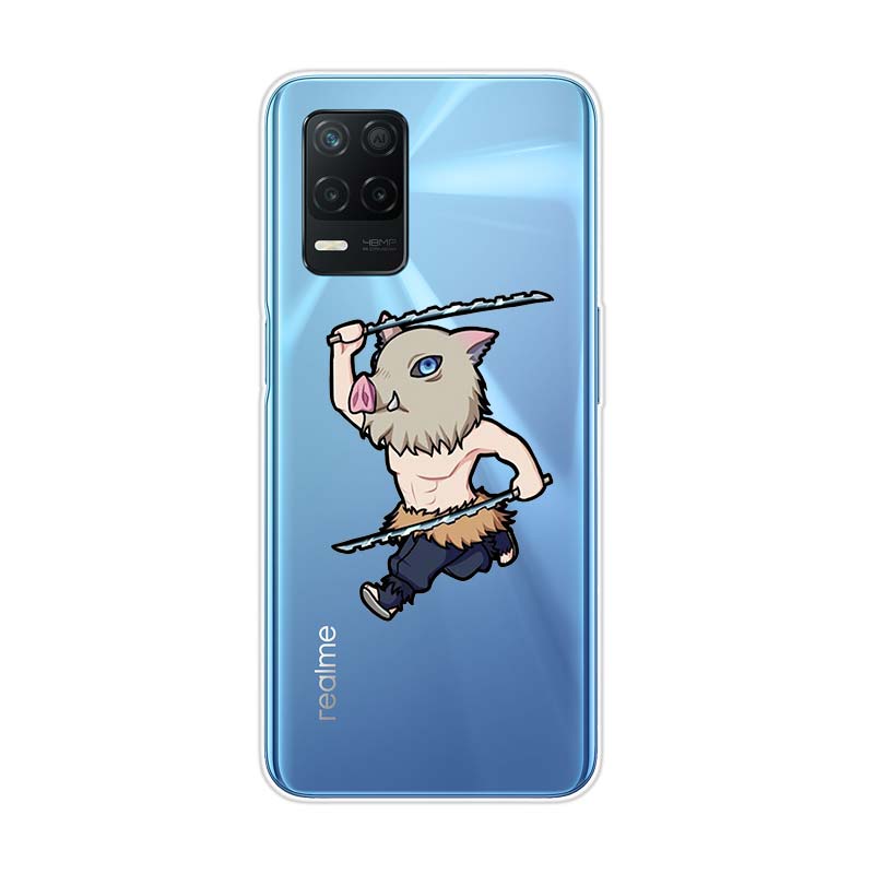 Cool Kimetsu No Yaiba For Realme 8 8i V3 V5 GT Neo Flash Edition Explorer Master Neo2 Narzo 30 50i 50A C21Y Phone Case