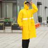 Adult One-Piece Long Raincoat: Fashionable, Thickened, Lengthened Outdoor Windbreaker & Cycling Poncho
