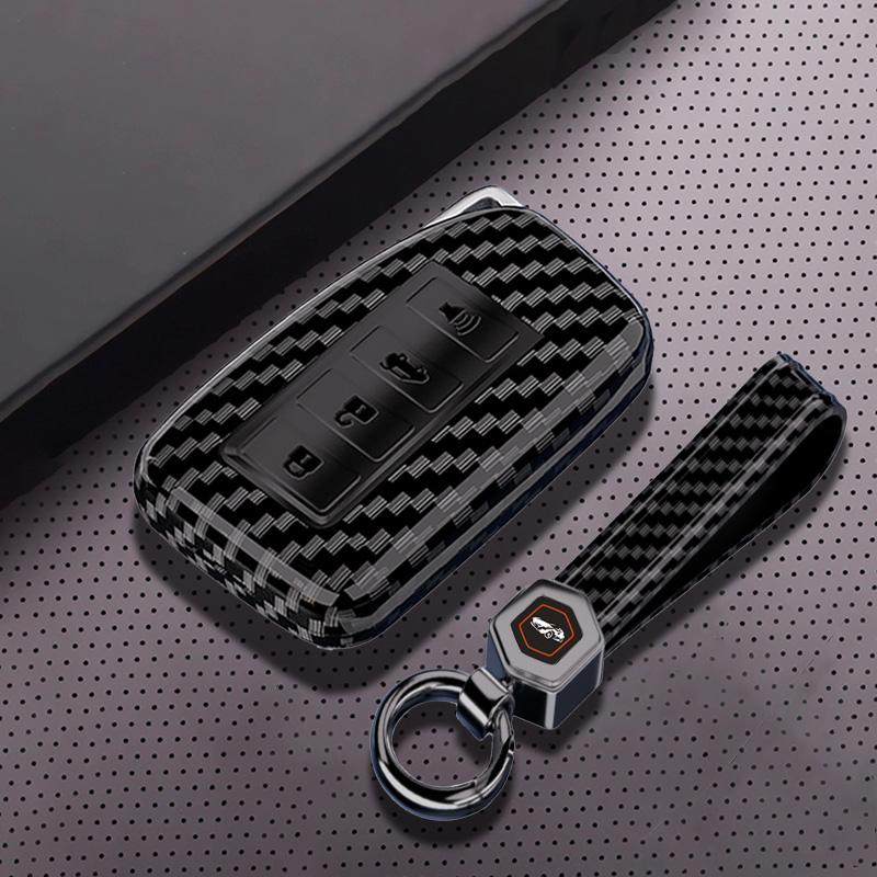 Carbon Car Key Case Cover For Lexus Rx350 Nx300 Es300H Rx450H Gs300 Gx470 Is250 Es350 Lx570 Gx460 Nx300H Is300H Shell Fob Holder