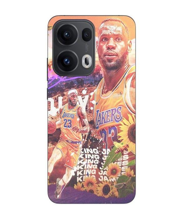 Coque Maniacase Pour Oppo Reno 13 Pro 5G Lebron James 23 LA Lakers