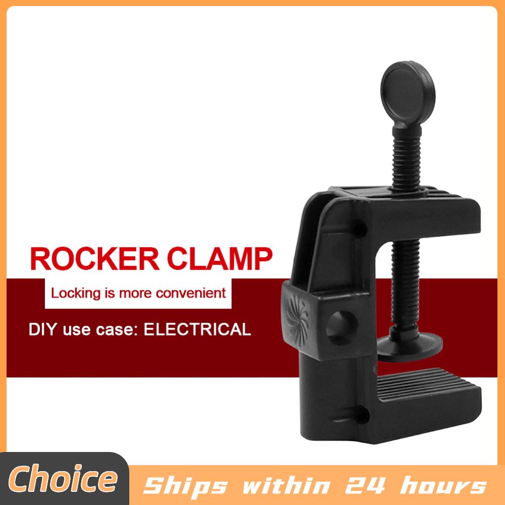 

Cantilever Bracket Clamp Non-Slip Plastic Stand Clip C Shape Broadcast Mic Stand Clamp for Microphone Desk Lamp Ringlight 5.2x2.48x1.34inch
