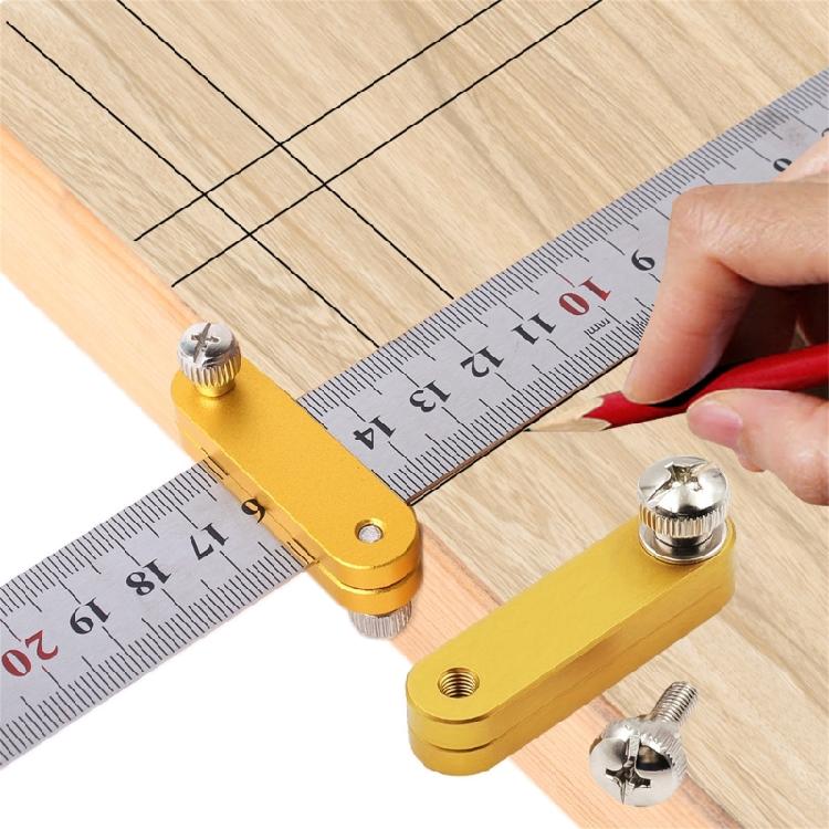 Woodworking Ruler Slide Rule Woodworking Tools Adjustable Metal Marking Gauge Pocket Ruler Scribing Measuring Tools