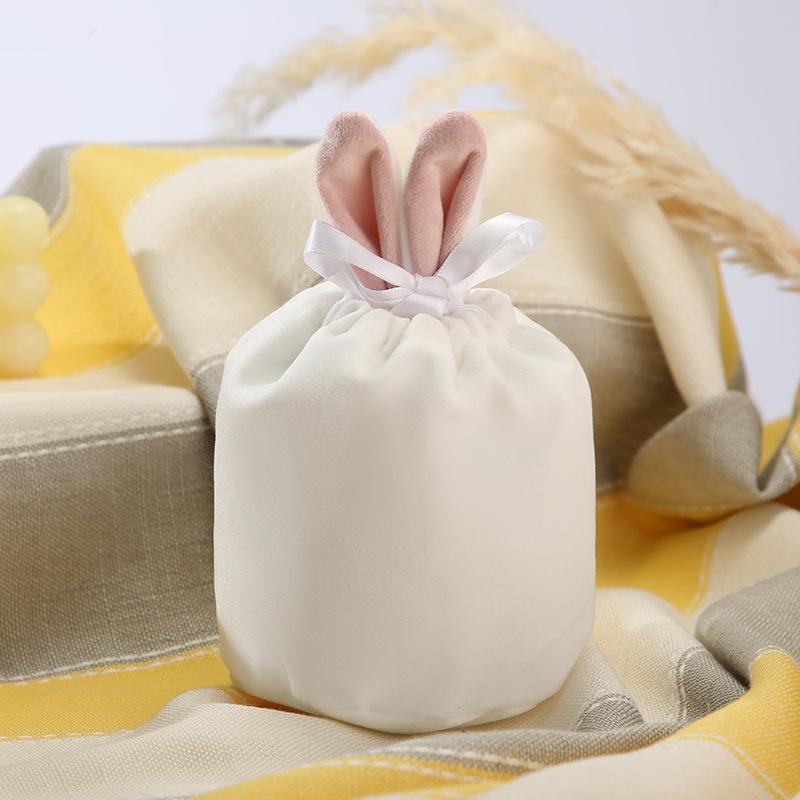 Easter Velvet Bunny Ears Gift Box - Creative Candy Party Bag