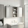 Bathroom Cabinet Set 3 Pcs 126 X 16 X 62.5 Cm Engineered Wood