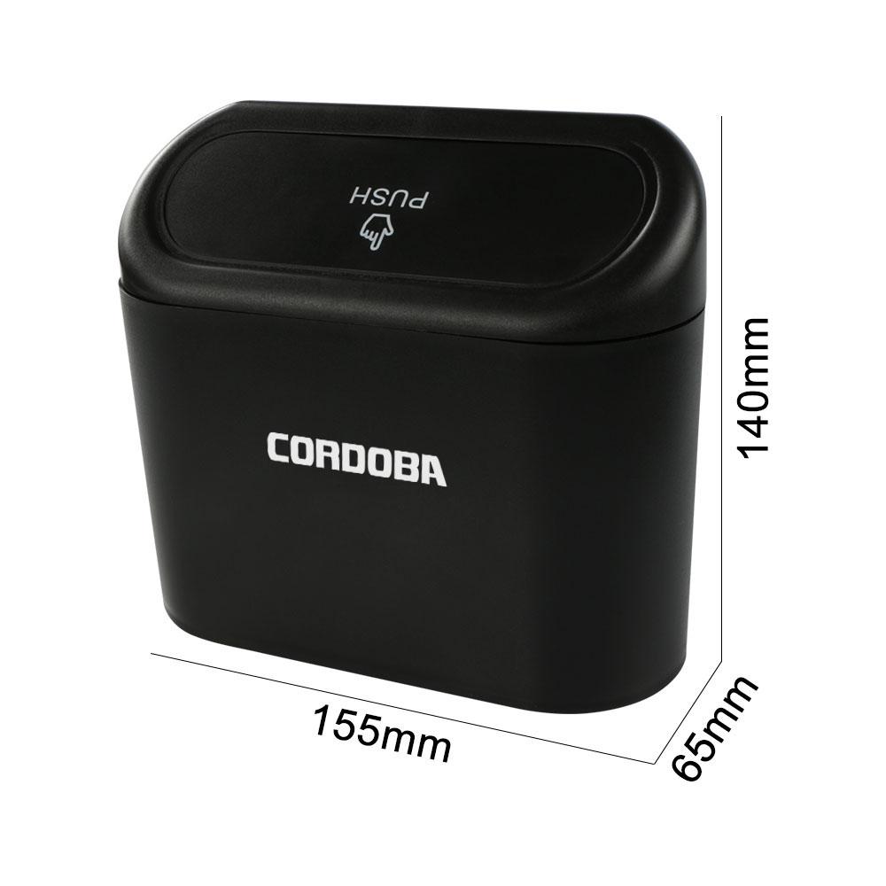 YJTX6 Car Garbage Storage Box Auto Accessories For Seat Leon Ibiza Ateca Arona Cordoba Toledo Altea Alhambra Arosa Exeo Mii Tarraco