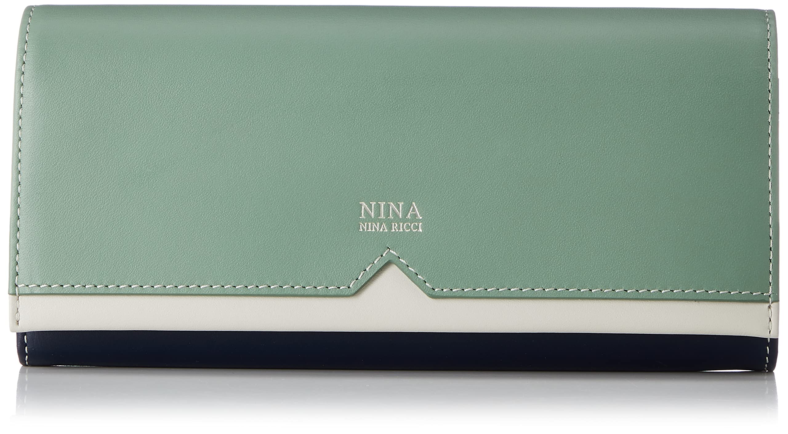 Кошелек-Танграм, Длинный кошелек с клапаном, 35-3004, Зеленый