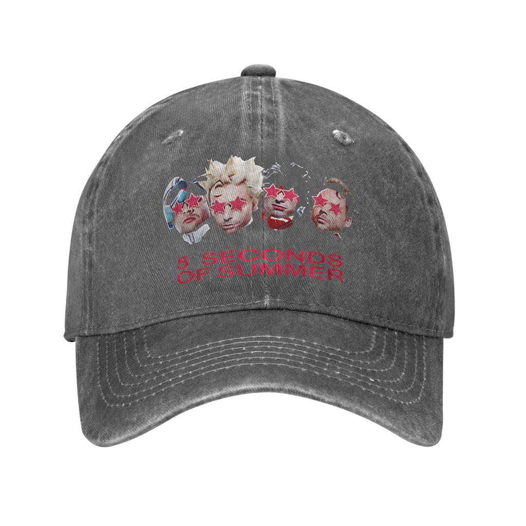 5so KAŽDÝ JE HVĚZDA 5 Seconds of Summer Kšiltovka Outfit Pro Muže Ženy Baseballové Čepice Retro Oblečení Snapback Čepice Nastavitelná