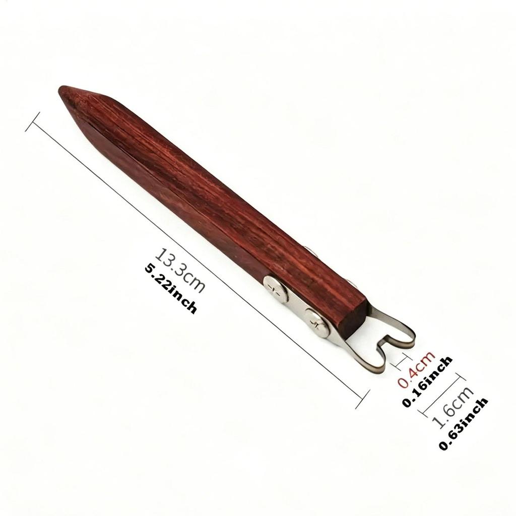 Pottery Foot Ring Tool Handmade Shapers with Wood Handle Pottery Foot And Rim Shape Tool for Centering Trim Cone Cutting Glazing