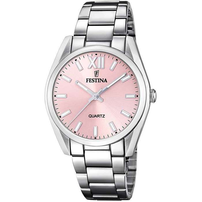 Montre Femme - FESTINA - BOY FRIEND - Acier Gris - Quartz - Analogique