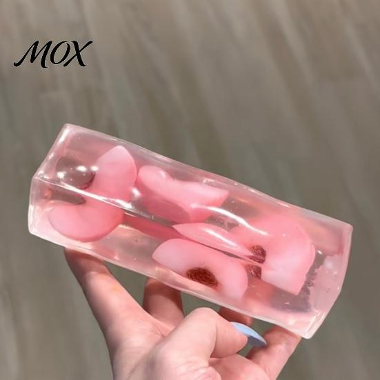 Stress Relief Clear Stick Toy Shapeable Fruit Bar Squeeze Toy, No Rebound Soft Stretchy Fidget Strip for Relaxation